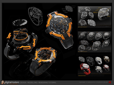 Digital Tutors Watch Concept and modelling tutorial