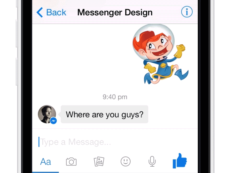 Facebook Messenger Composer