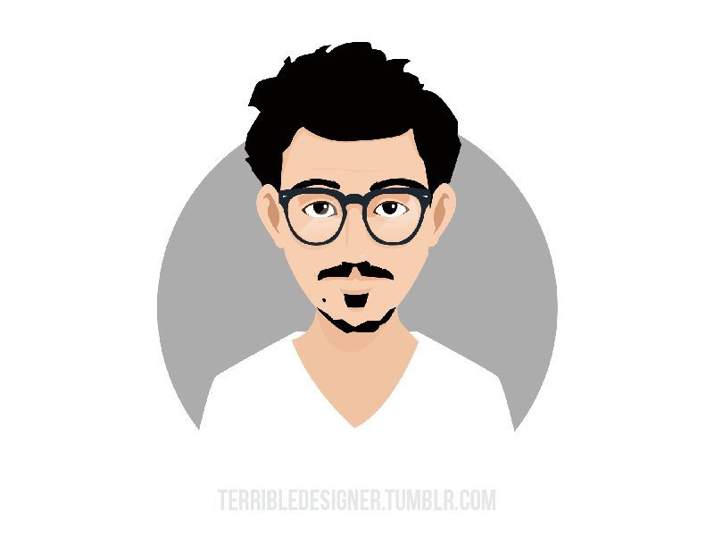 Self Portrait Avatar by Ricardo Llanes Jr. on Dribbble