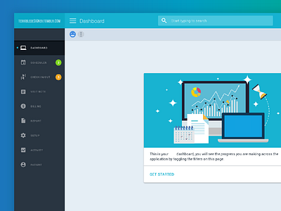 Dashboard Web App UI Design