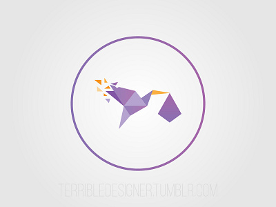 Fertility Software Logo baby bird branding fertility flat flat icon icon identity in vitro logo low poly polygon