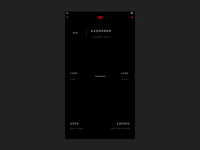 Minimal HSBC Bank App. bank bank app bank logo bankingapp dailyui dark mode dark theme dark ui hsbc minimal minimal designer minimalism minimalist design minimalistic minimalistic design uidesign uiux