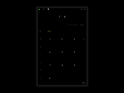 Minimal Calculator.