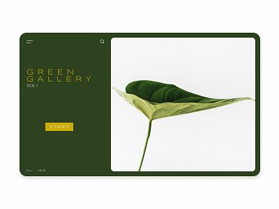 MINIMAL GALLERY WEBSITE. aesthetic essential icons gallery green green app green ui less is more minimal minimalism minimalistic photography simple clean interface simple design simplicity uiux website