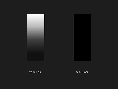 Minimal Torch Icon dark mode dark ui essential icons icon set less is more minimalism minimalistic simple design