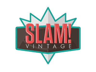 SLAM! Vintage Logo 90s basketball clothing jerseys logo nba retro sports throwback vintage