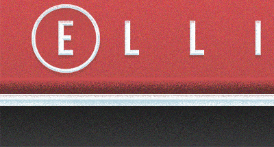 Elli chrome noise retro texture website