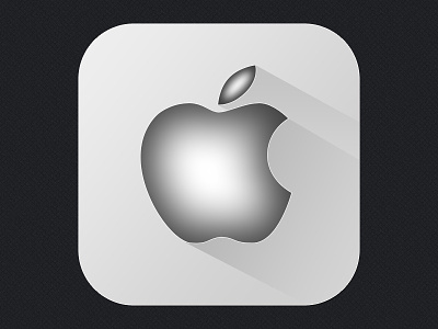 Apple Long Shadow iOS icon