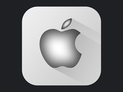 Apple Long Shadow iOS icon apple brand design graphics icon ios iphone logo mobile