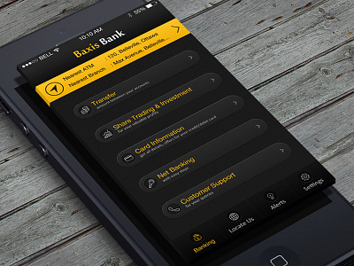 Banking App UI banking design ios iphone mobile