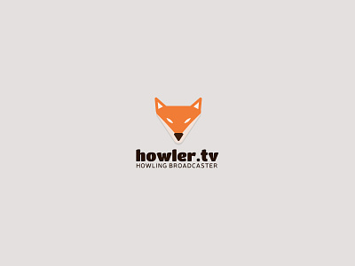 Howler.tv animal brand branding broadcasting fox logo media television video vlog