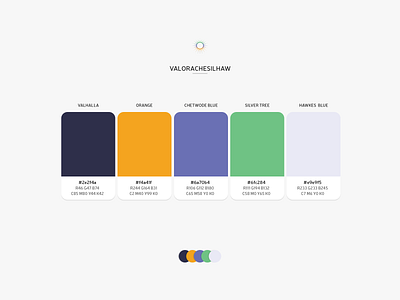 Color Combo - VALORACHESILHAW color combo color palette color scheme colors colorscheme flat palette product design theme web design