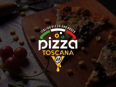 Italian pizza logo