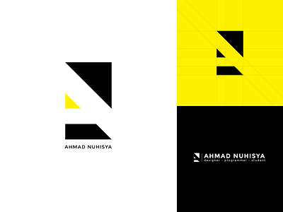 Ahmad Nuhisya Logo brand identity design logo logo design logodesign logotype personal personal brand