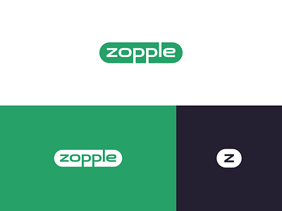 ZOPPLE - Work Safety Equipment Logo black brand identity brand logo branding fashion logo green logo logo design logo mark logo type logodesign logos logotype