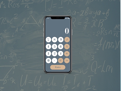 Calculator app daily challange dailyui design ui