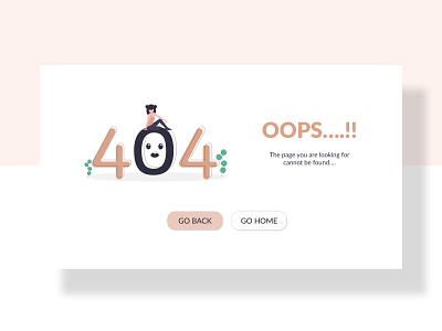 Daily UI - 008 404 error page 404page 404ui dailyui dailyui008 dailyuichallenge design minimal ui uidesign uiux ux uxdesign