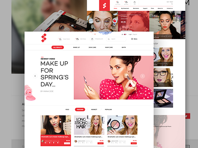 Make up beauty website