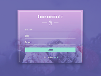 Day1_Sign up dailyui sign up