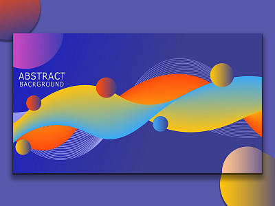 Abstract Background art colorful cover creative event flow modern poster shape template vector web