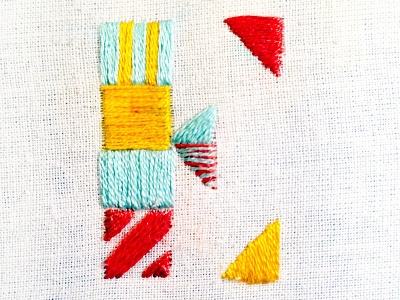 E is for Embroidery