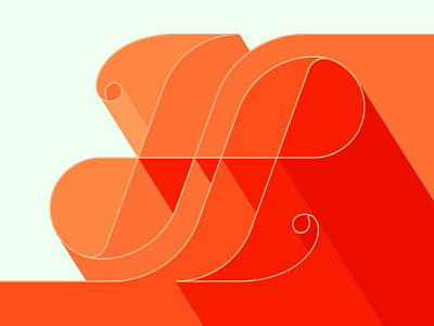 H for Hairlines 36daysoftype abstract alphabet colorblock dimension h hairline letter lettering serif type typography