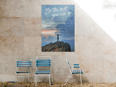 'Be the best you can be' Fitness poster fitness poster print