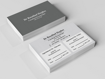 Business card Resign