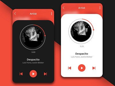 Song Playing Screen app design icon logo mobile mobile app mobile app design ui ux