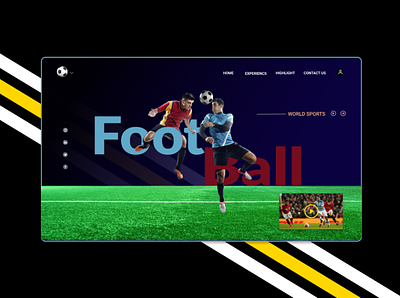 Football website concept branding design football football club footwear layoutdesign olympics photoshop sports design teamwork typography ui ux web website worldwide