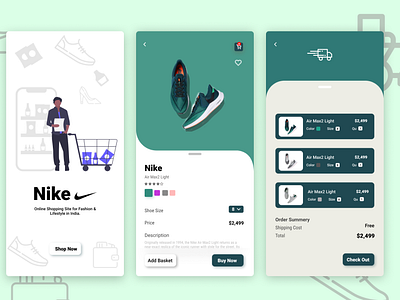 Nike Online Shopping App Concept