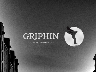 Griphin art black griffin metaphor moon ready social wings