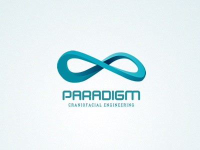 Paradigm Logo blue engineering infinity logo surgery