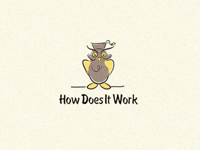 HowDoesItWork answer ask asking education how logo owl question