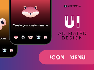 UI animated icon menu in SwiftUI for app