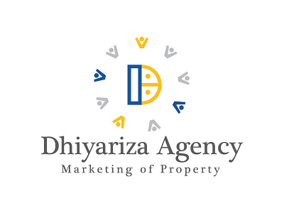 Logo Design For Dhiyariza Agency