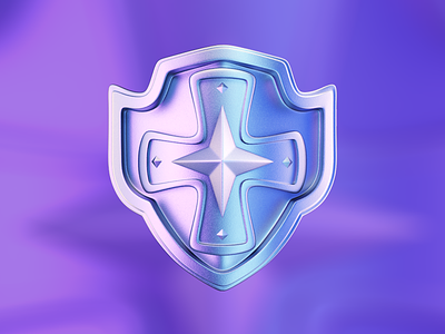 3D Shield 3d design icon