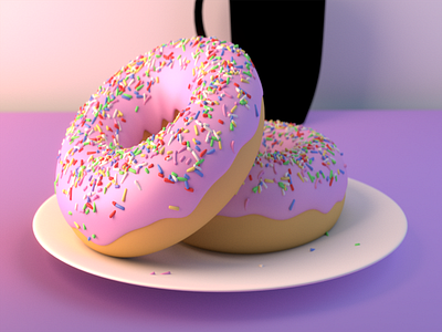 doughnut 3d blender blender3d