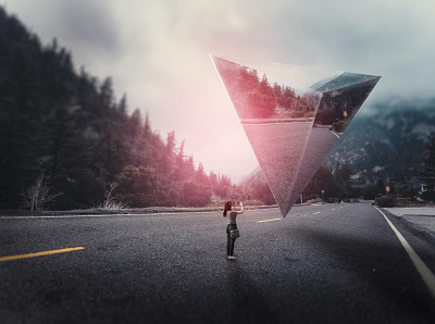 Geometric manipulation 3d shape manipulation compositing illustration manipulations photoshop