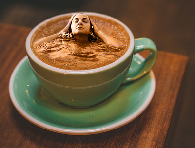 Coffee Swim anyone?? design editing manipulations photoshop surreal