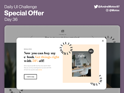 Daily UI #36 Special Offer dailyui dailyuichallenge design figma homepage interface offer pop up popup special offer ui ui design ux uxui