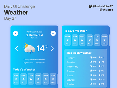 Daily UI #37 Weather app calendar dailyui dailyuichallenge day37 design figma mobile mobile app ui ui design ux uxui weather app