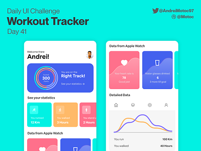 Daily UI #41 Workout Tracker