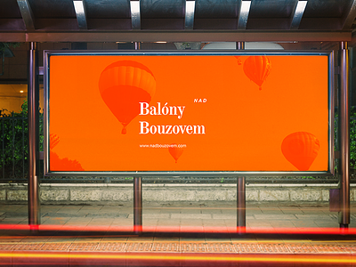 Balóny Nad Bouzovem - Logo + Billboard Design Concept