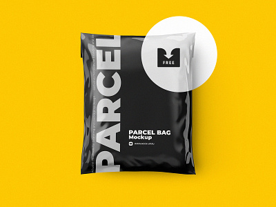 Freebie: Shipping Bag Mockup bag delivery download free freebie mailing mockup parcel pixelbuddha plastic psd shipping