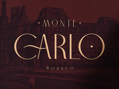 Carlo Monaco Sans Serif art deco download elegant font gatsby hotel modern retro sans serif typeface
