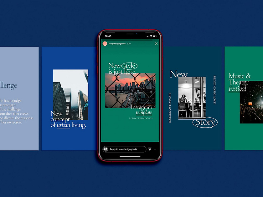 FLOSK Instagram Templates by Pixelbuddha on Dribbble