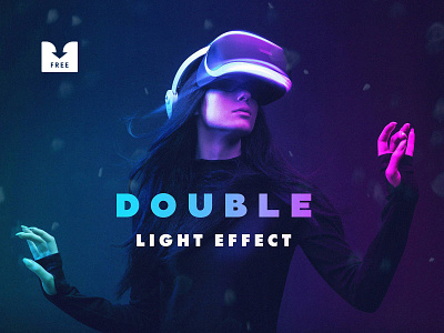 Freebie: Double Light Photoshop Effect color double download duo effect free freebie light photoshop pixelbuddha psd template