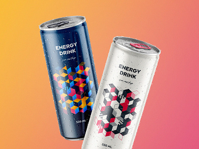 Soda Can Mockups 250ml aluminum beer can cold drink drops energy flying glossy juice matte metal mockup showcase small smart object soda soft drink tea