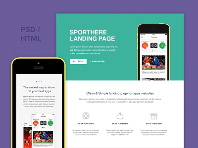 Freebie: SportHere Template